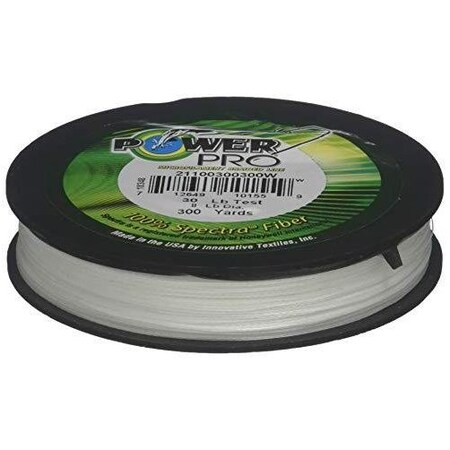 Power Pro Spectra Braided Fishing Line 65Lb 3000Yd White 21100653000W